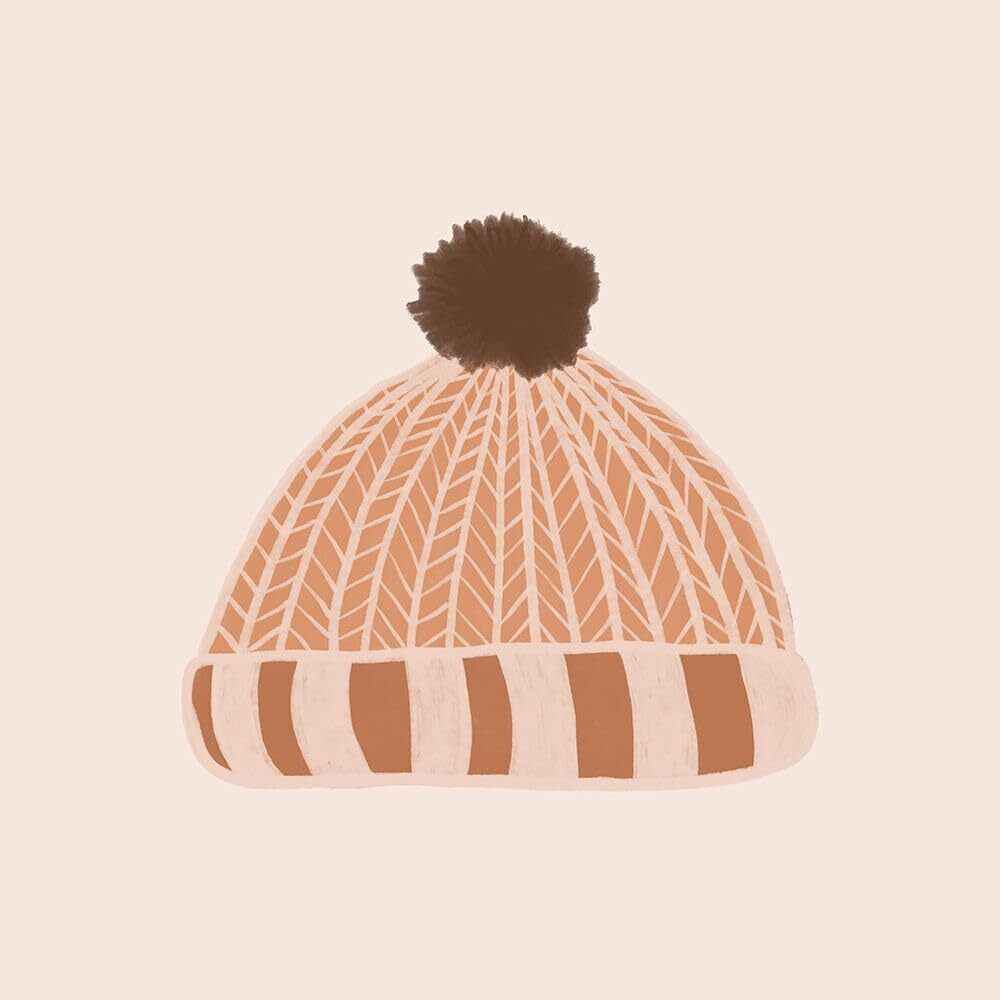 6636 Woolly Hat Poster Print - Studio Orara 24 x 24